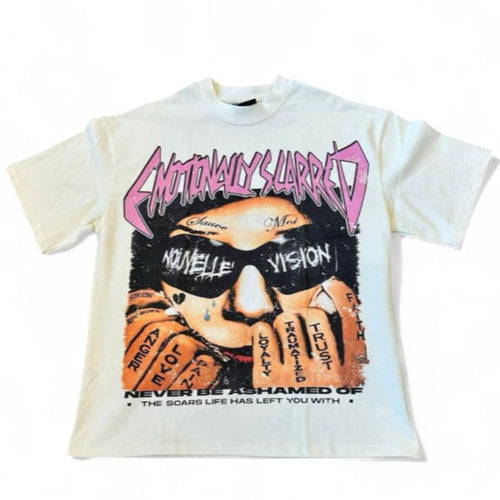 Emotionally Scarred Tee (BEIGE)