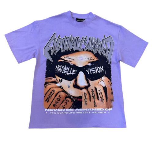 Emotionally Scarred Tee (PURPLE)